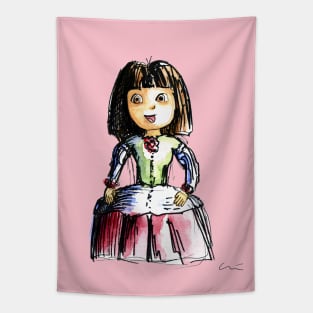 Menina Dora Tapestry