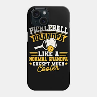 Pickleball Tournament Pickleball Grandpa Phone Case