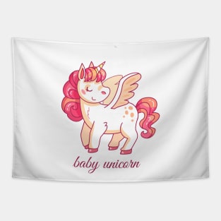 cute baby unicorn Tapestry