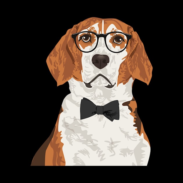 Hipster Beagle Dog for Beagle Dog Parents by riin92