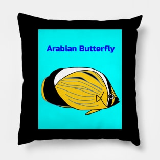 ARABIAN BUTTERFLY FISH Pillow