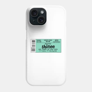 SHINee Concert Ticket Phone Case