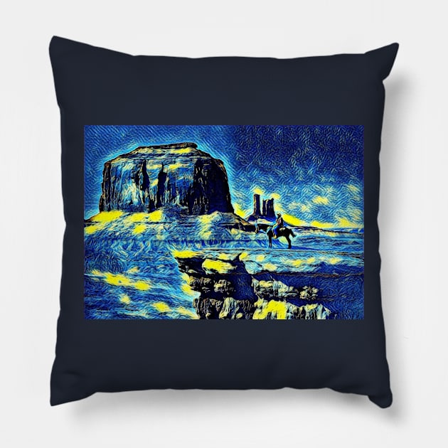 Wild West Nostalgia Pillow by DravenWaylon