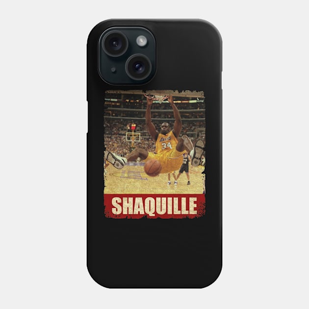 Shaquille O'neal - NEW RETRO STYLE Phone Case by FREEDOM FIGHTER PROD