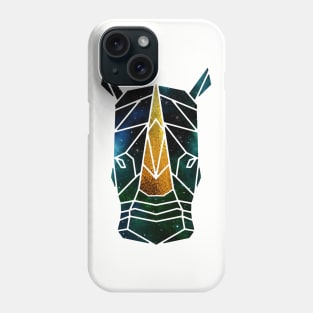 Geometric Rhino Phone Case