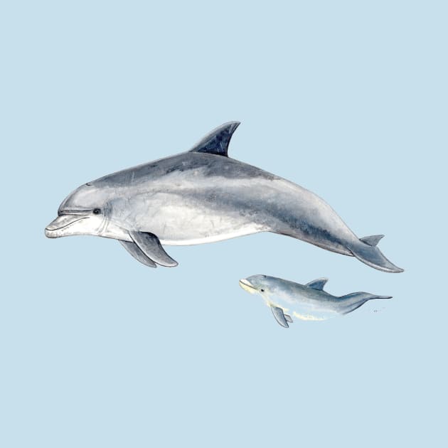 Bottlenose dolphin by chloeyzoard