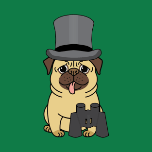 Pug dog ready for the races T-Shirt