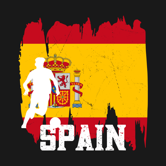 Spain Flag Soccer Football Team 2022 by mcoshop