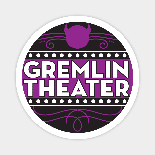 Gremlin Theater Logo Magnet by Jo Tyler