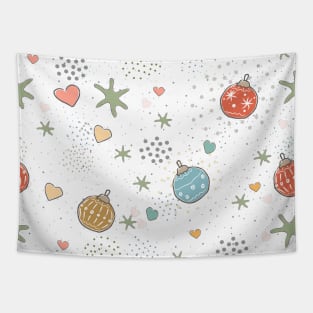 Winter Ornaments Tapestry