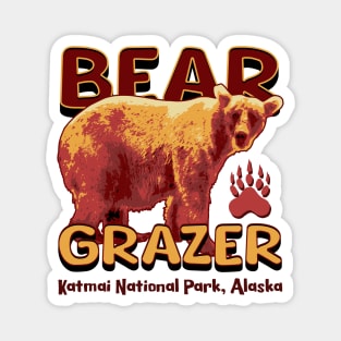 Brown Bear "128 Grazer" Magnet