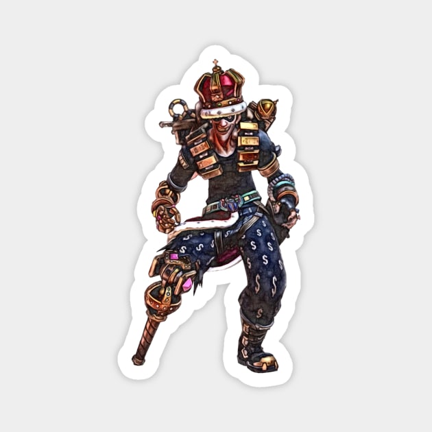 Overwatch Junkrat King Jamison Magnet by Green_Shirts