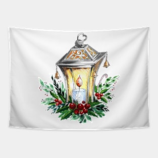 Lantern Christmas Tapestry