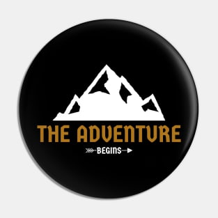 The Adventure Begins Pin