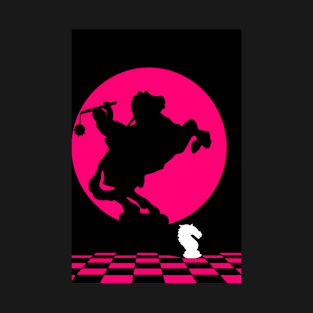 Pink Chess Knight T-Shirt