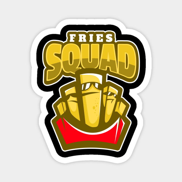 Fries Squad Magnet by KitchenOfClothing