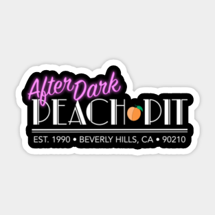 Peach Pit Stickers Teepublic Au