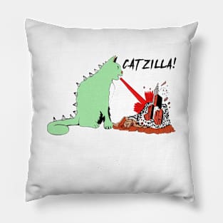 Catzilla Pillow