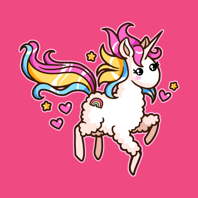 The Majestic Llamacorn by yampuff