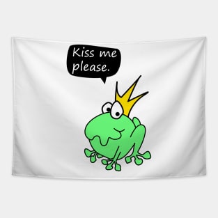 Frog king wants to kiss Tapestry