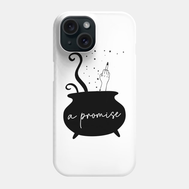 Nesta Archeron Death Promise A Court of Mist and Fury Phone Case by baranskini