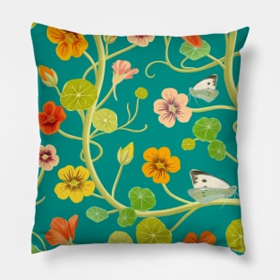 Creeping Nasturtiums / Pillow