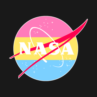 Pastel Nasa Logo - Pan T-Shirt