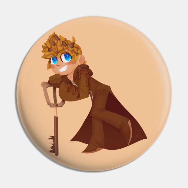 Roxas - Chocolate and Caramel Pin by VenaCoeurva