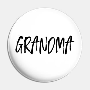 Grandma Family Shirt Black Text Pin