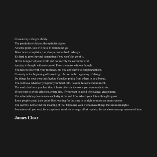 James Clear Quotes T-Shirt