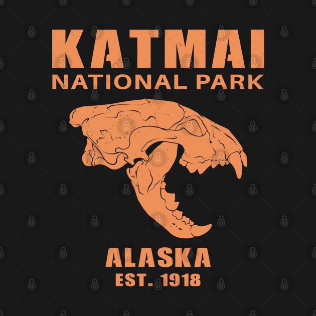 Katmai National Park Alaska by NicGrayTees