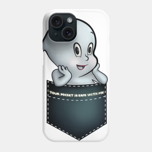 Cute Ghost in your pocket Phone Case