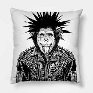 Punk monkey Pillow