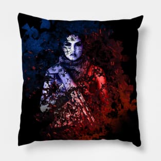 Female Warrior Pillow