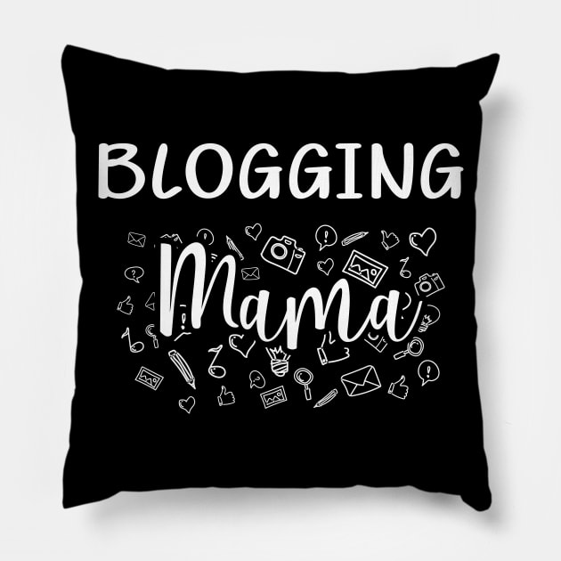 Blogging Mama Pillow by KC Happy Shop