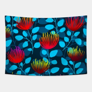 colorful floral pattern Tapestry