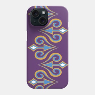 Mad Tea Party Pattern on Purple Phone Case