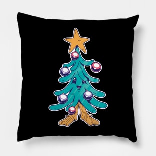 CARTOON CHRISTMAS TREE Pillow