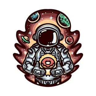 astronaut donuts, donuts lovers, donuts funny, astronaut lovers T-Shirt