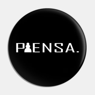 Piensa, think chess Pin