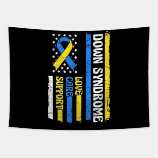 Down Syndrome Support Awareness Down Syndrome Love Care Support Tapestry