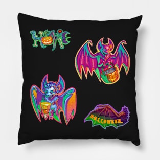 Halloween Bat Pack Pillow