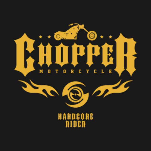 chopper - Chopper Motorcycle - T-Shirt | TeePublic