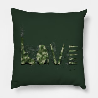 Love and War - Pixelated Pillow