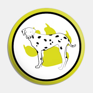 Dalmatian Sign Pin