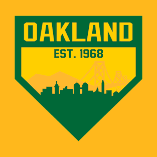 Oakland Home Plate Skyline T-Shirt