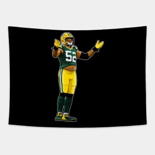 Rashan Gary #52 Reaction Tapestry