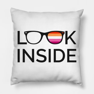 Lesbian Gay Glasses Pillow