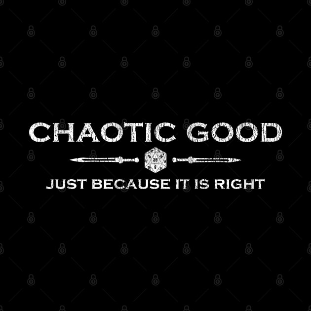 D20 Roleplay Alignment - Chaotic Good by Modern Medieval Design