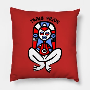 Puerto Rico Taino Atabey Boricua Flag Colors Pride Pillow